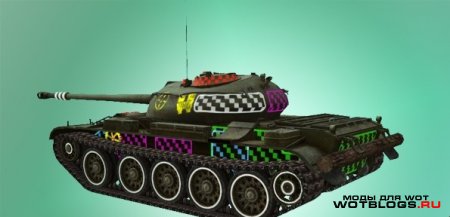 Шкурки с зонами пробития для World of tanks 0.8.4