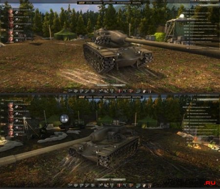 Летний ангар для World of Tanks 0.8.4