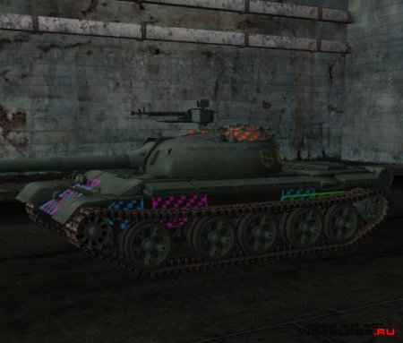 Шкурки с отмеченными зонами пробития в стиле RS для WoT 0.8.6
