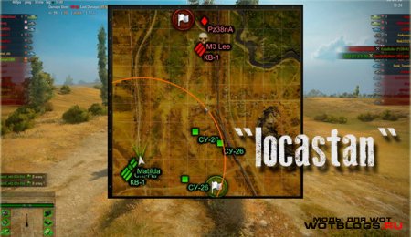 HD миникарта с подписями техники для WoT 0.8.8