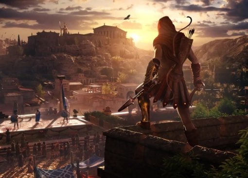 Гифка дня: кривой прыжок веры в Assassinʼs Creed Odyssey