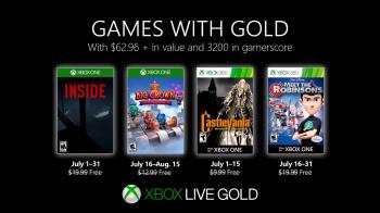 Июльские игры для подписчиков Xbox Live Gold