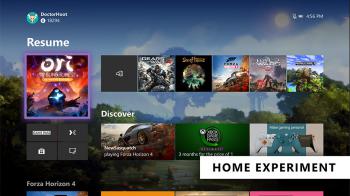 Microsoft начала тестировать новый дизайн домашней страницы Xbox One