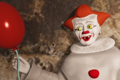 В забавной низкобюджетной пародии на «Оно» дети охотятся за клоуном