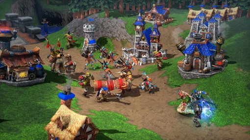 Модели строений разных фракций и Кел'Тузад на трицикле — новые утечки Warcraft III: Reforged