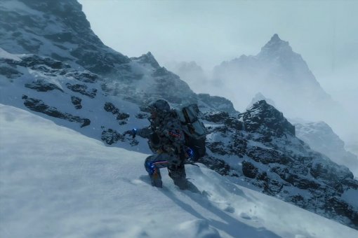 Фанат построил в Death Stranding горнолыжный курорт для веселья и трюков