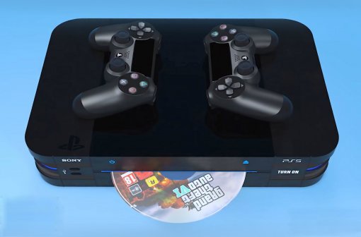 PlayStation 5 с диском GTA VI на новых рендерах и видео