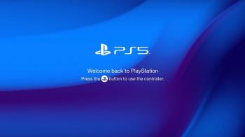 Концепт стартового экрана PlayStation 5