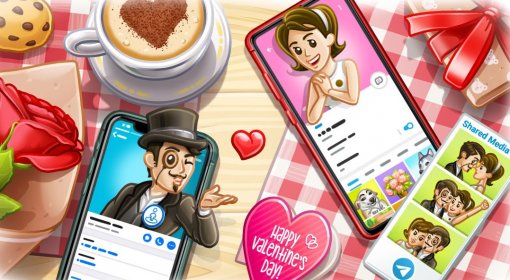 Обновление Telegram ко Дню святого Валентина сделало из приложения сервис знакомств