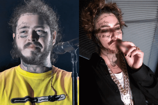 Женщина нарядилась Post Malone, чтобы разыграть своих детей