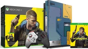 У консоли Xbox One X в стиле Cyberpunk 2077 есть скрытое сообщение, раскрытое ультрафиолетовым светом