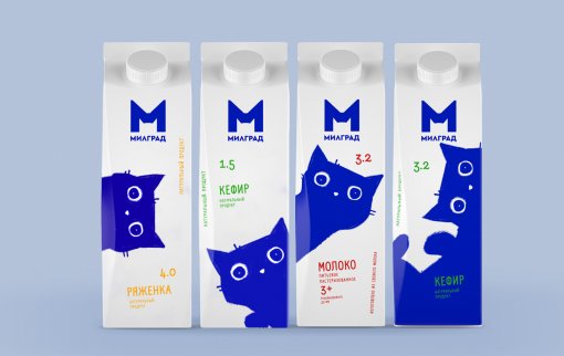 Российское молоко покорило японский интернет. Все благодаря дизайну с котами