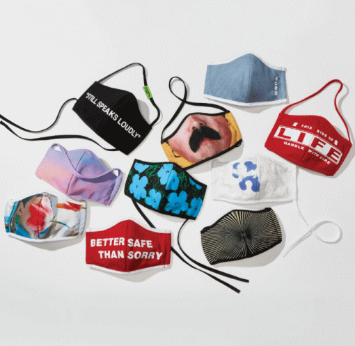 Йоко Оно, Вирджил Абло и другие художники выпустили защитные маски