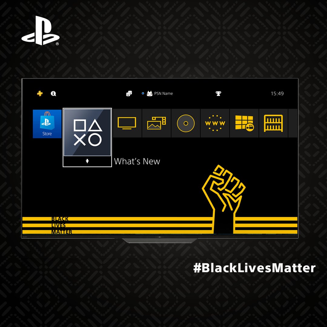 PS4 получила тему в поддержку Black Lives Matter