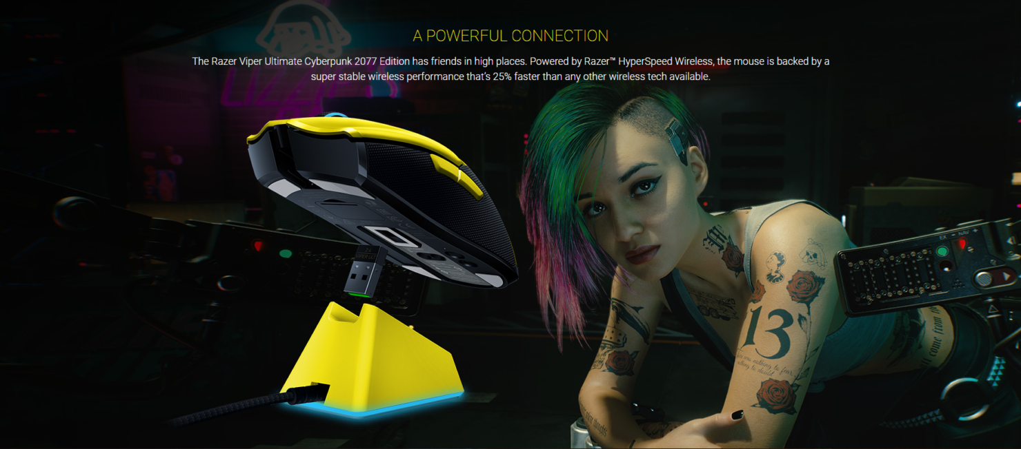 Razer анонсировала мышку в стиле Cyberpunk 2077