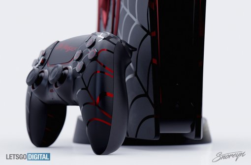 Художник представил концепт PS5 в стилистике «Человека-паука». Выглядит очень круто