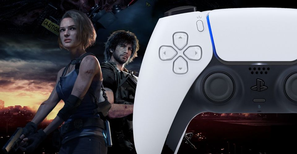 Resident Evil 3 заставляет контроллер DualSense на PS5 менять цвет