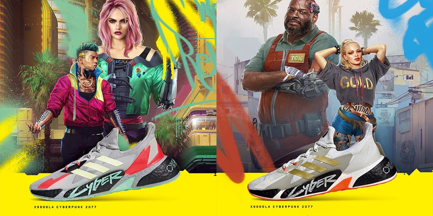 Adidas и CD Project RED показали полную коллекцию кроссовок по Cyberpunk 2077