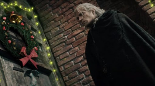 Кровь и гирлянды: появилось рождественское видео по «Ведьмаку»