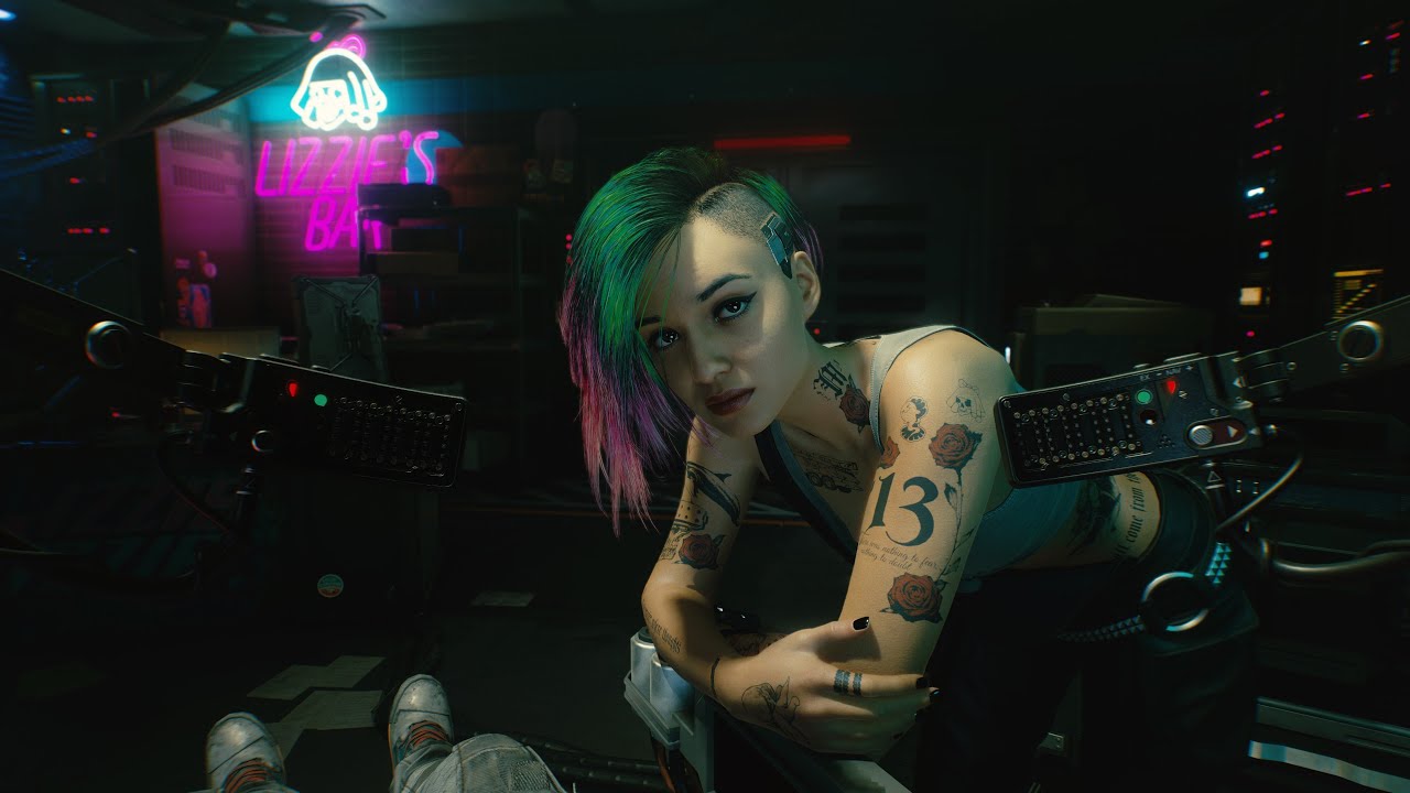 Знакомимся с Джуди в Cyberpunk 2077 на PS5