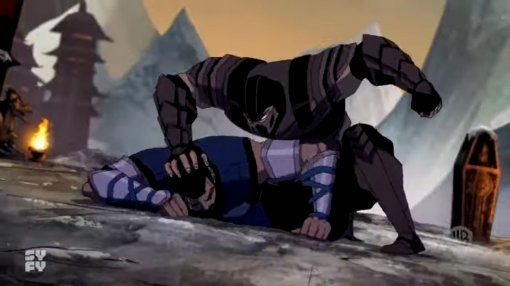 Саб-Зиро против Смоука: вышел новый отрывок второго мультфильма по Mortal Kombat