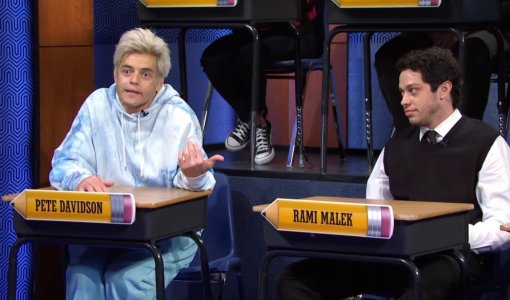 Рами Малек пошутил о своих глазах в новом выпуске Saturday Night Live