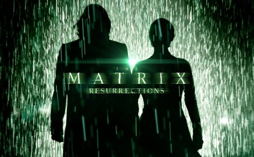Вышел свежий постер новой «Матрицы» с силуэтами Нео и Тринити на фоне дождя