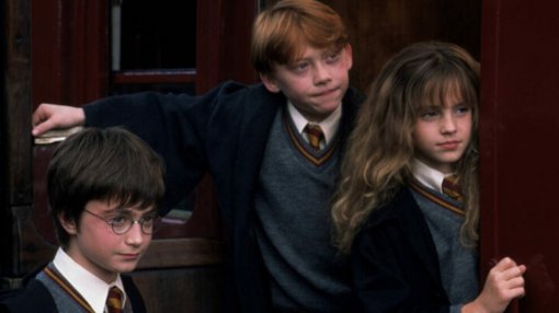 Появился первый кадр с Золотым трио из спецэпизода «Гарри Поттера»
