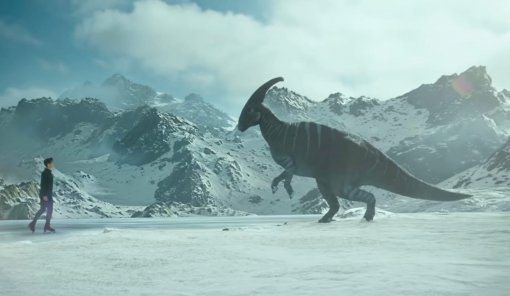 Авторы «Мира Юрского периода» выпустили ролик к зимней Олимпиаде с динозаврами
